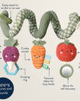 Spiral Car Seat Activity Toy | Veggie