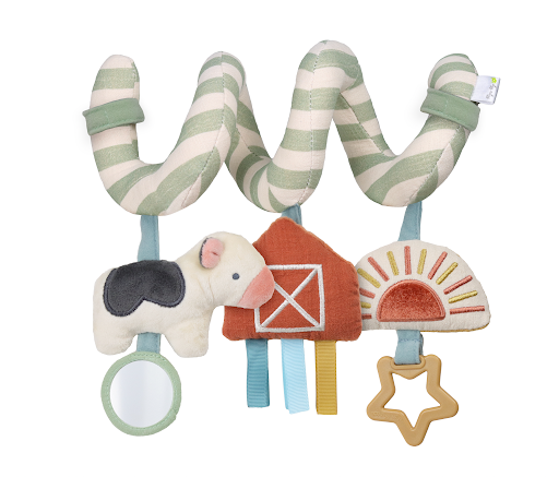Spiral Car Seat Activity Toy | Farm
