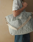 Diaper Bag | Blue Striped