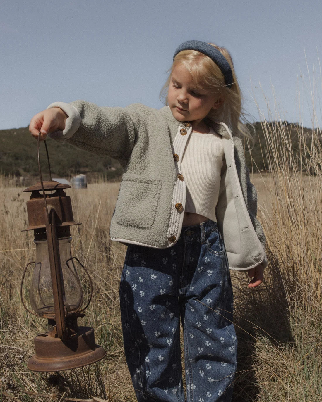 Barrel Pant | Heart Ditsy