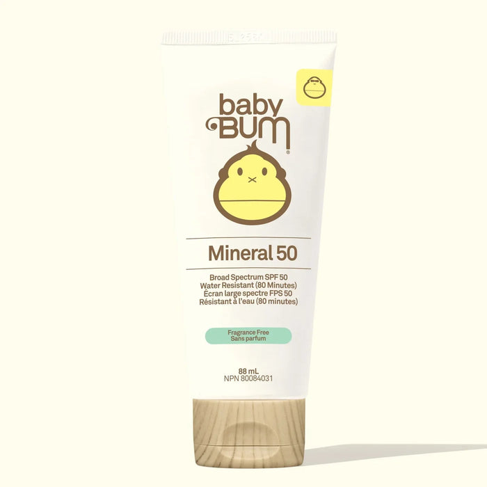 Baby Bum SPF 50 Mineral Sunscreen Lotion | Fragrance Free 3oz