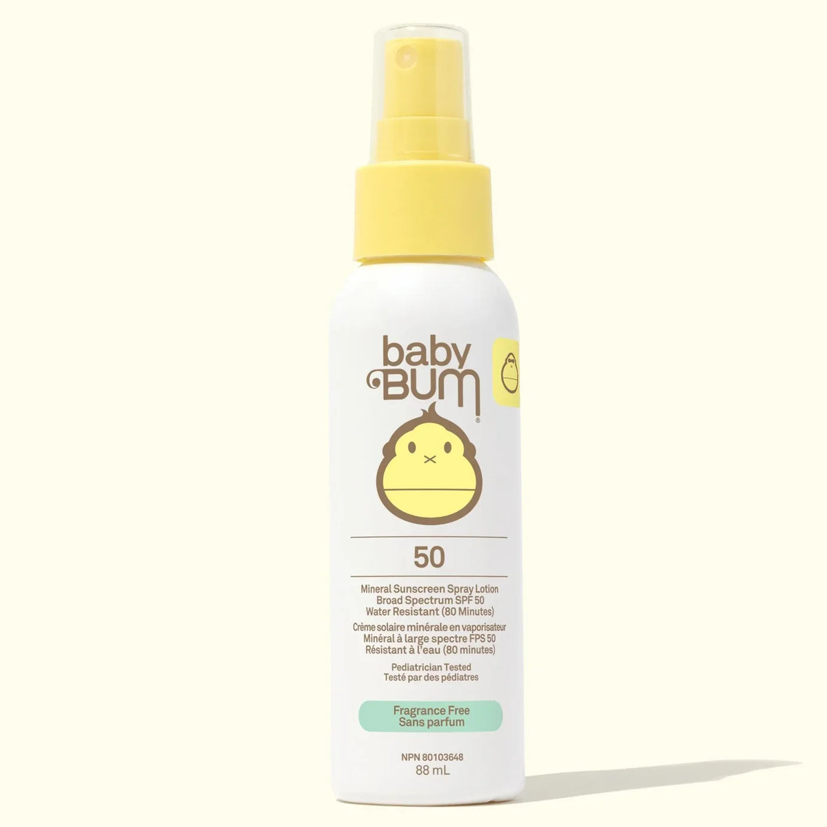 Baby Bum SPF 50 Mineral Sunscreen Spray | Fragrance Free 3oz