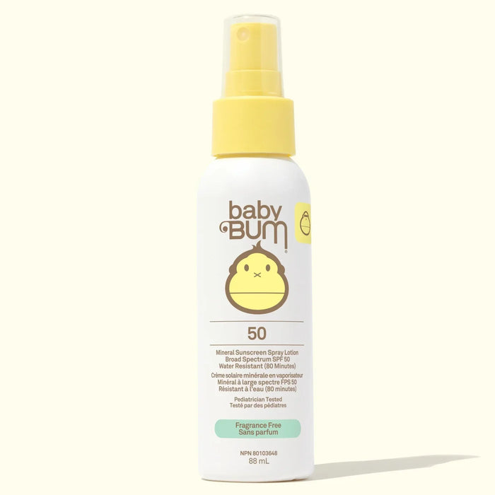 Baby Bum SPF 50 Mineral Sunscreen Spray | Fragrance Free 3oz