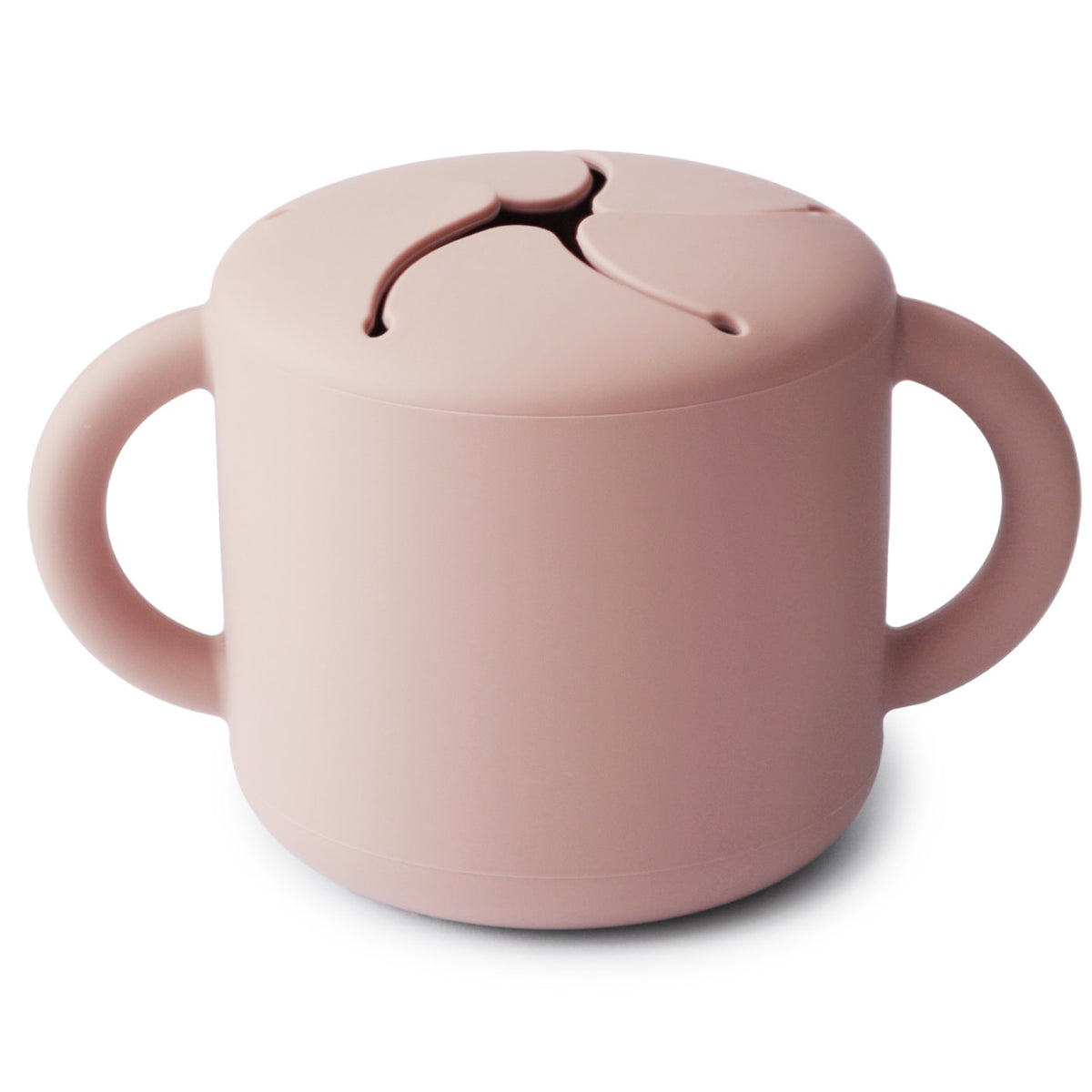 Mushie Silicone Snack Cup | Blush