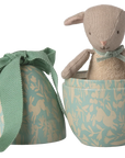 Small Easter Egg with Micro Lamb | Dusty Mint