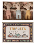 Triplets in Matchbox | Checker (Baby Mice)