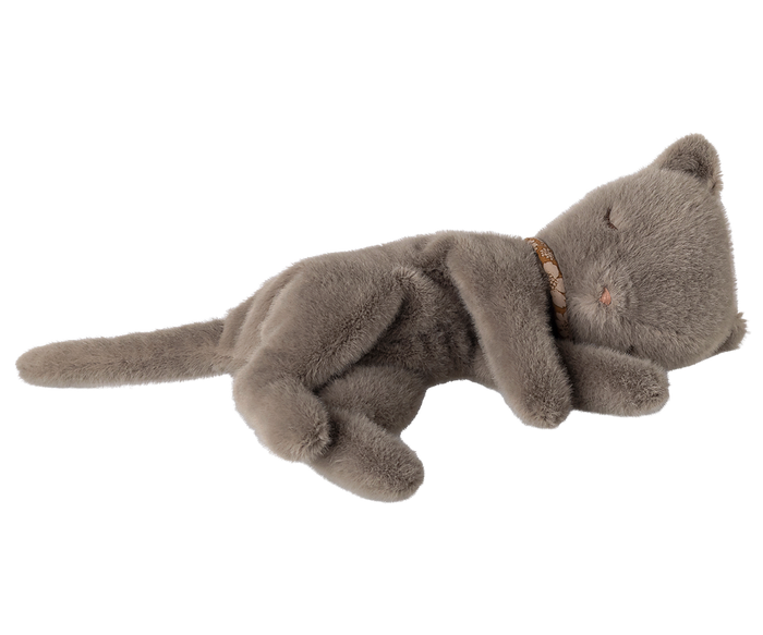 Maileg Small Sleeping Kitten | Grey