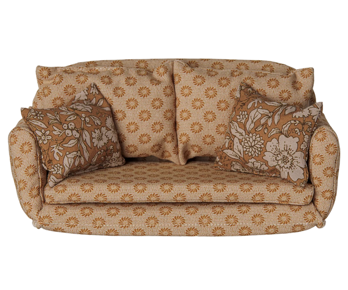 Maileg Large Sofa Bed, Ocher | Mouse