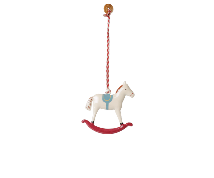 Maileg Rocking Horse Ornament | Red - product shot