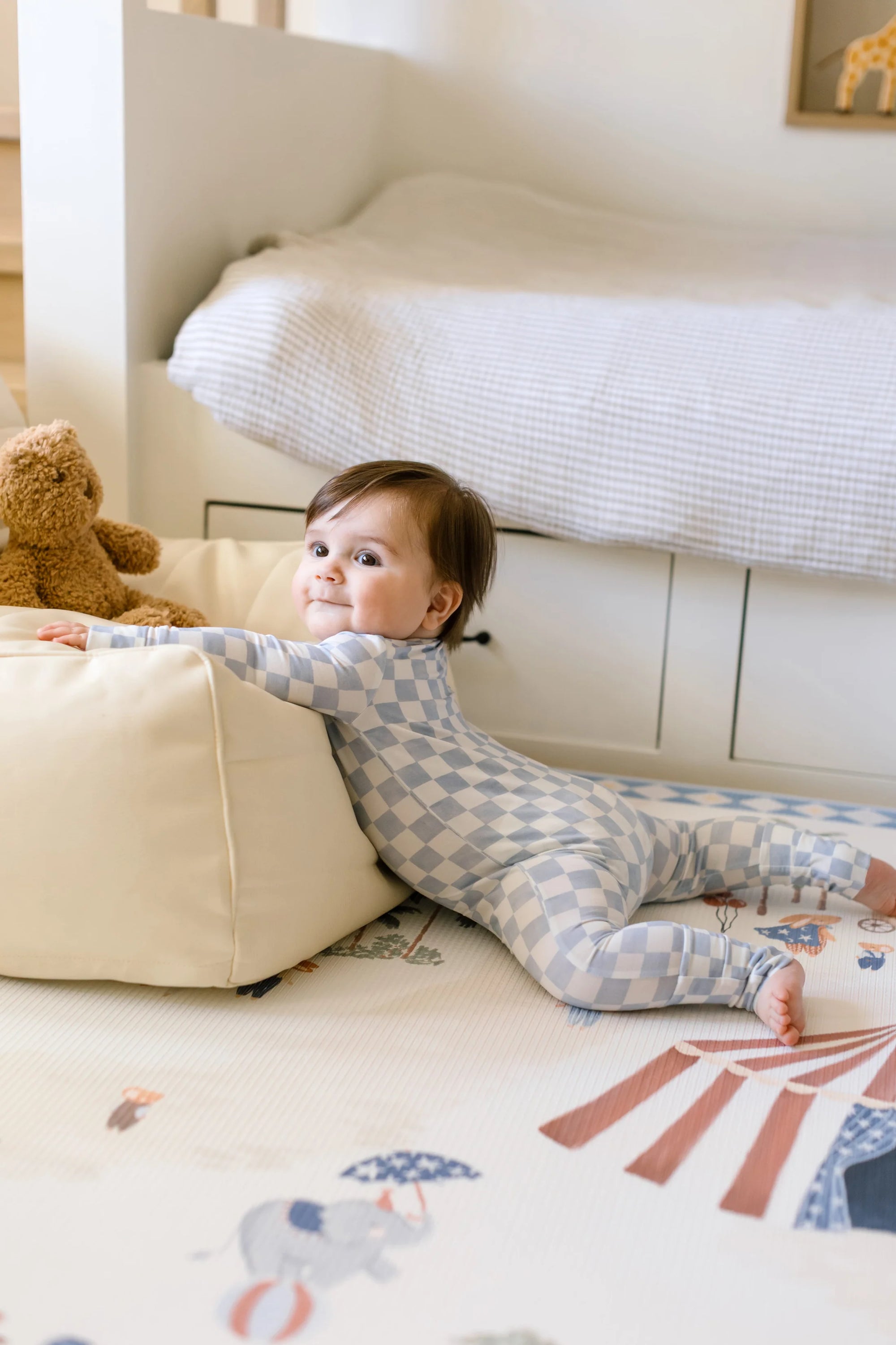 Bamboo Sleeper | Blue Check