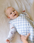 Bamboo Sleep Sack 1.0 TOG | Blue Check