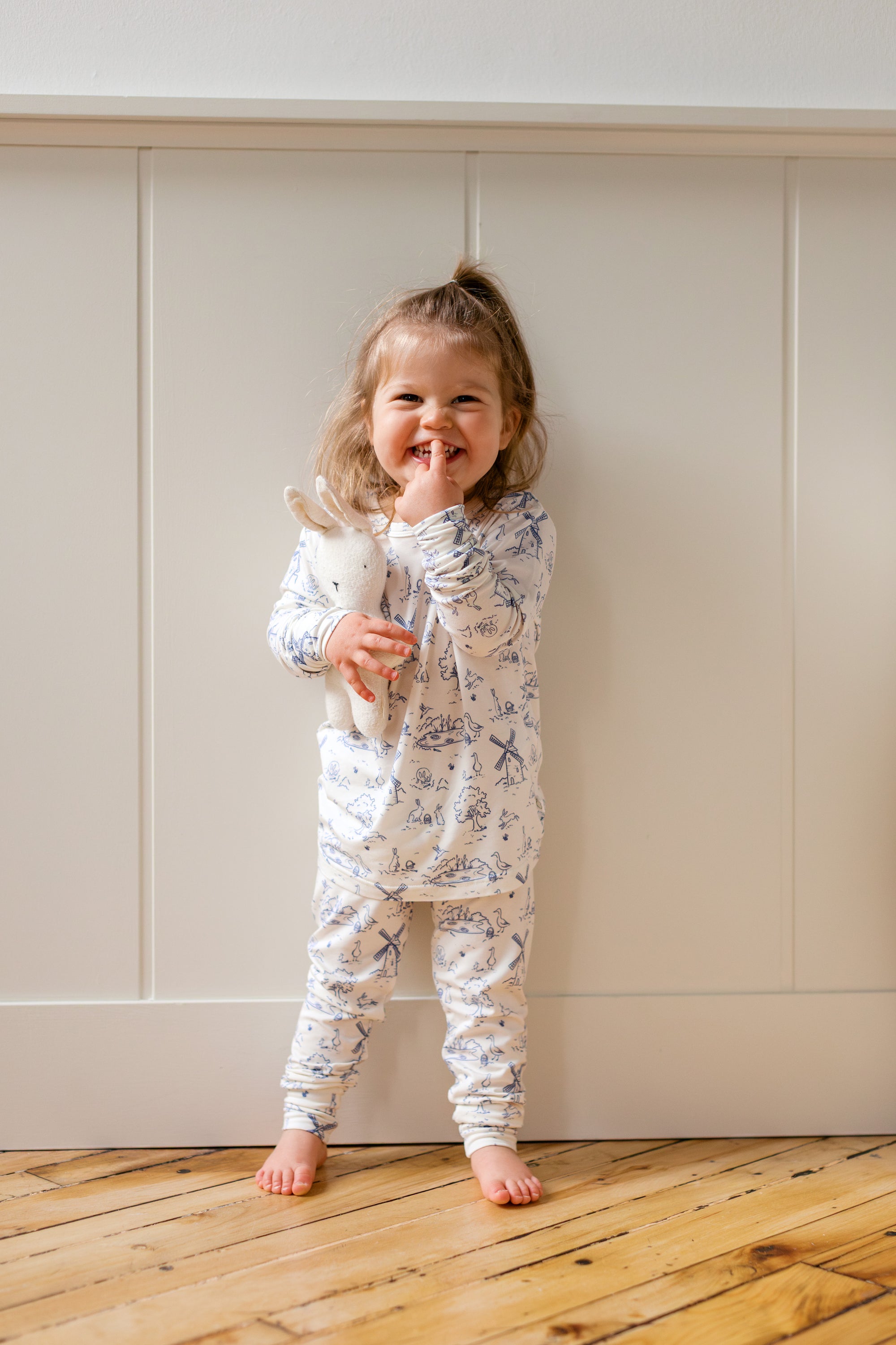 Two-Piece Bamboo Pajamas | Spring Storybook