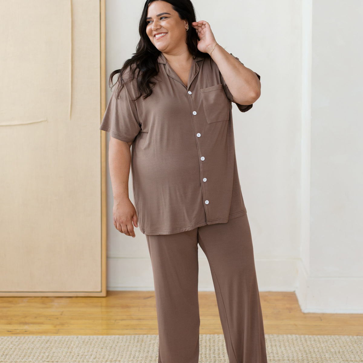 Roobear Women's Pajama Set | Mocha XL
