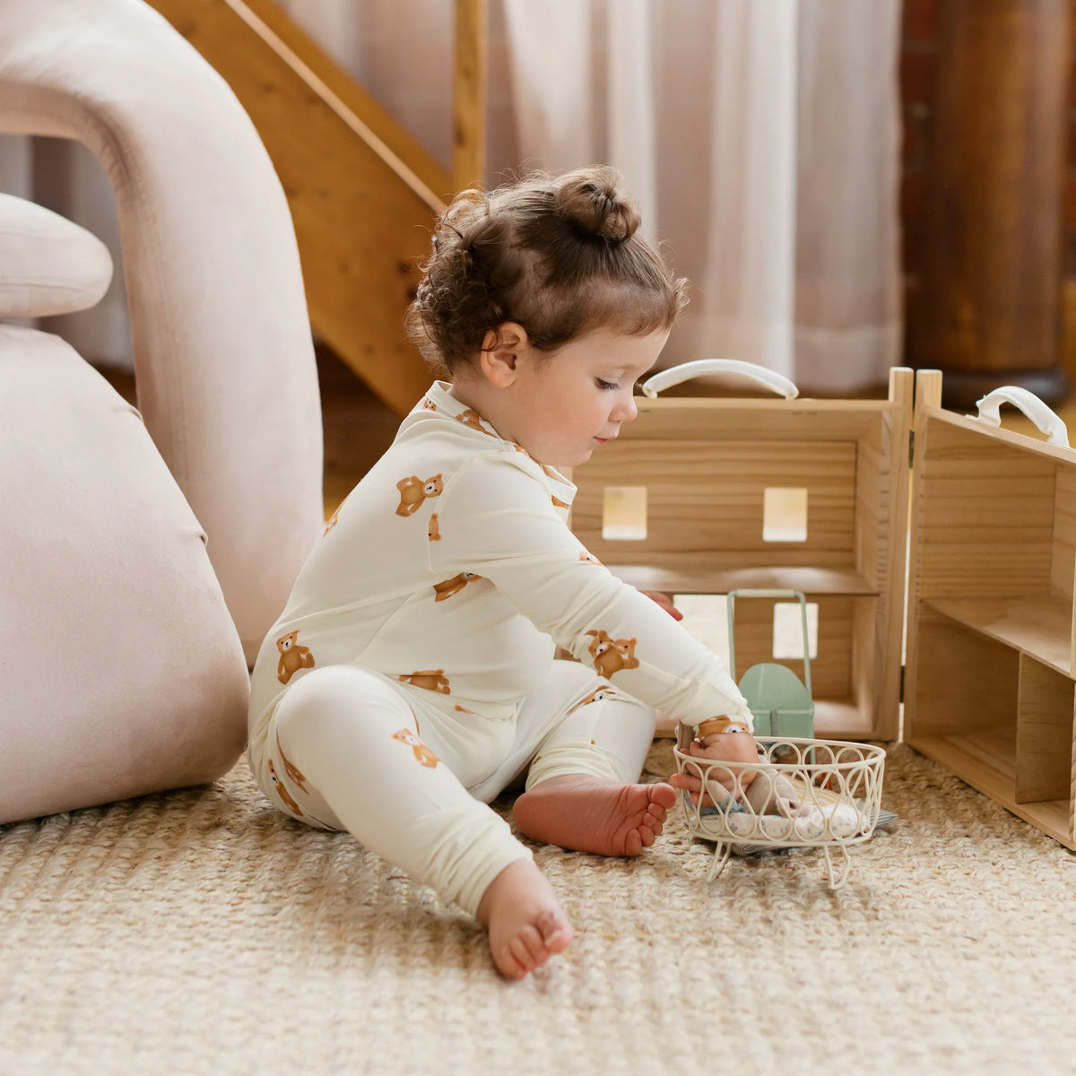 Roobear Two-Piece Bamboo Pajamas | Bears