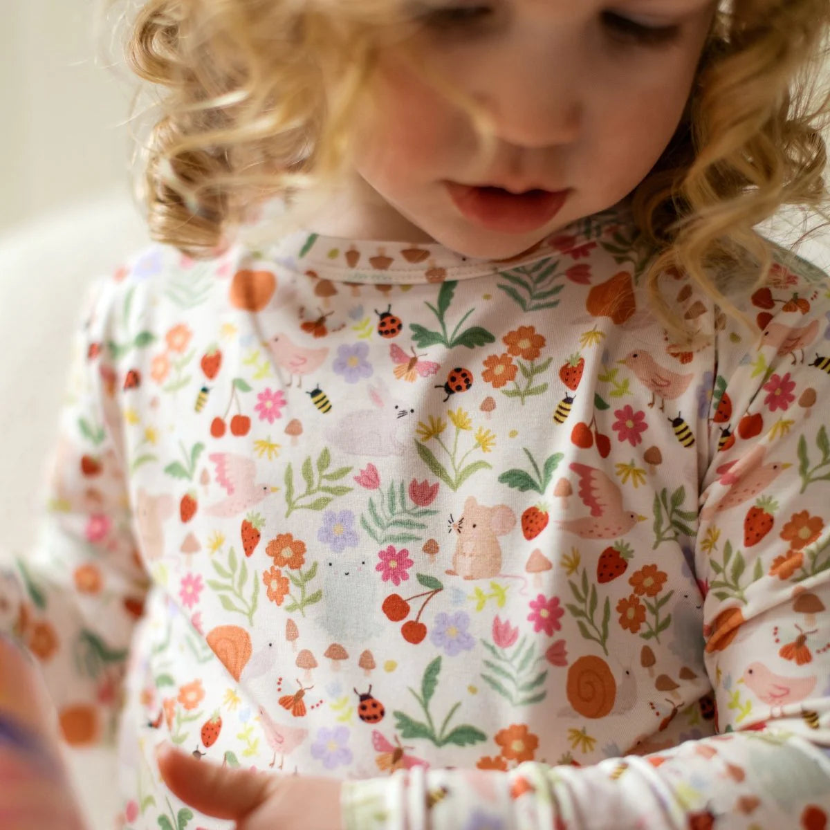 Two-Piece Bamboo Pajamas | Garden