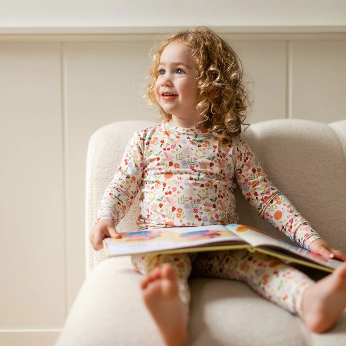Roobear Two-Piece Bamboo Pajamas | Garden