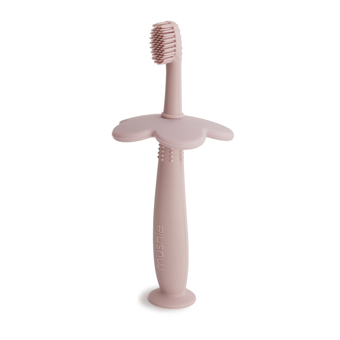 Mushie Flower Training Toothbrush | Blush