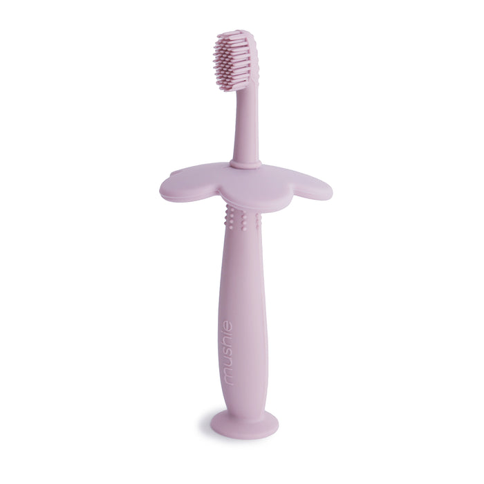 Mushie Flower Training Toothbrush | Soft Lilac