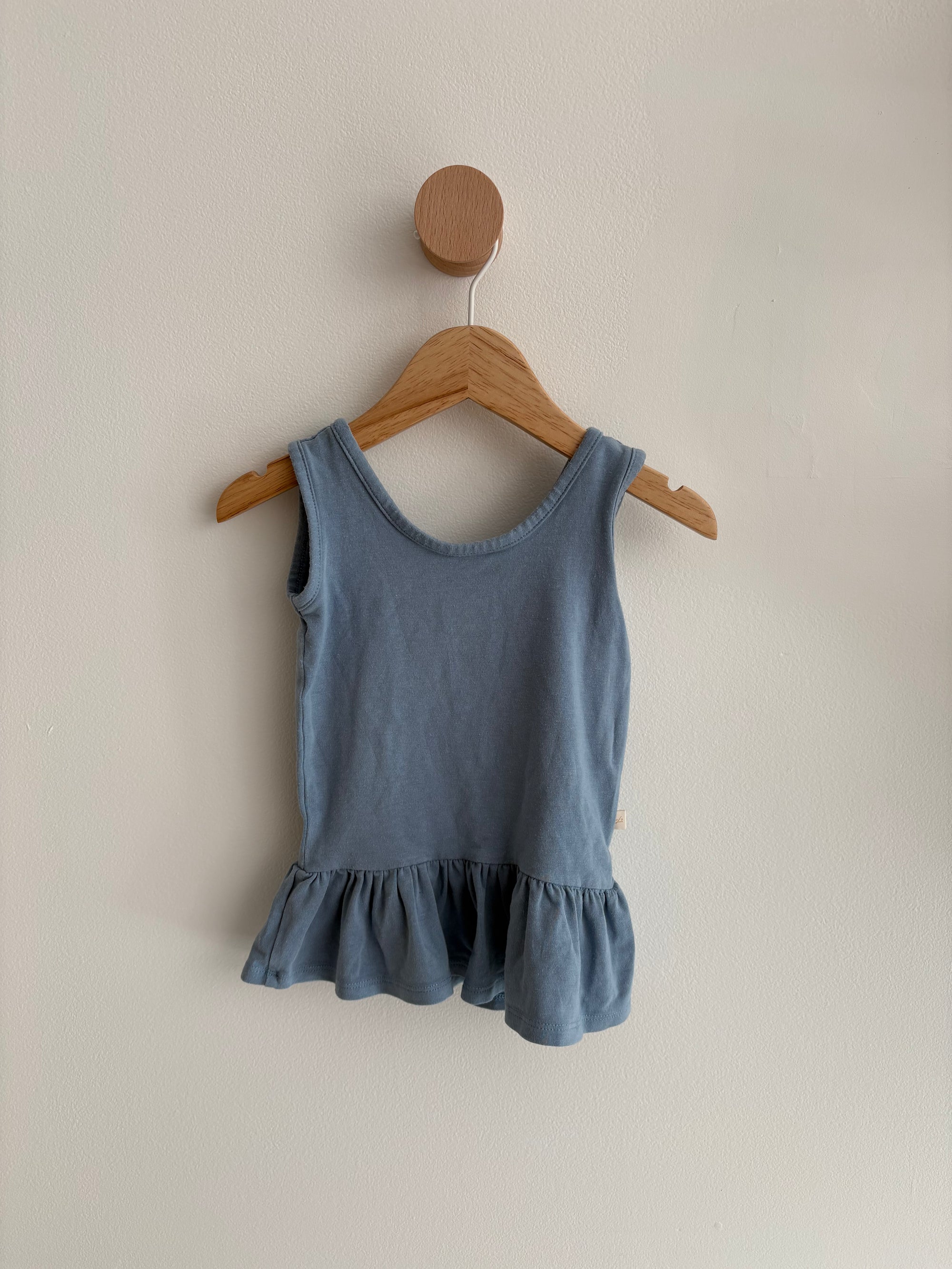 Jax + Lennon | Kids Sleeveless Ruffle Tunic 0-6M