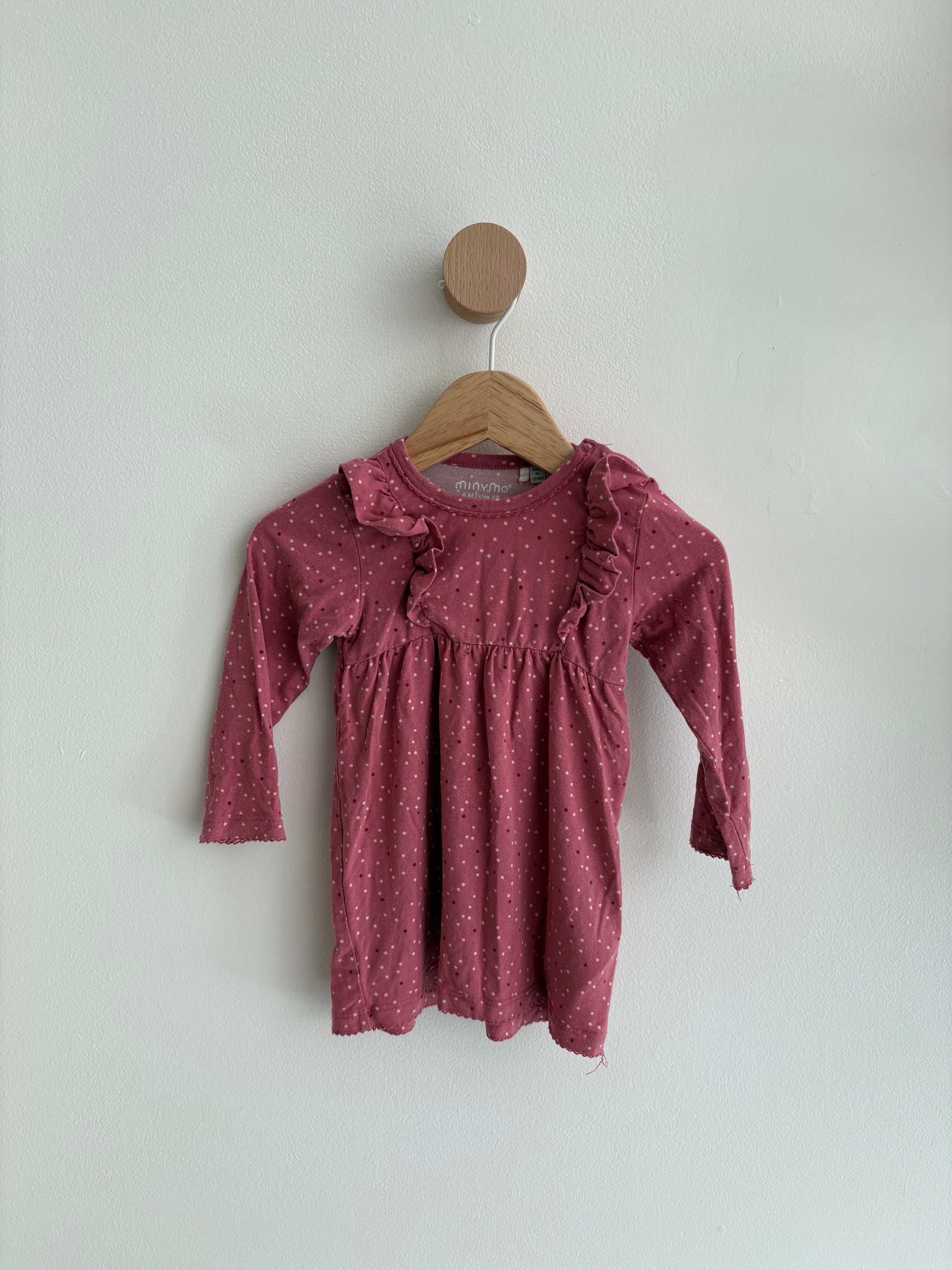 Minymo | Pink Dress 6M