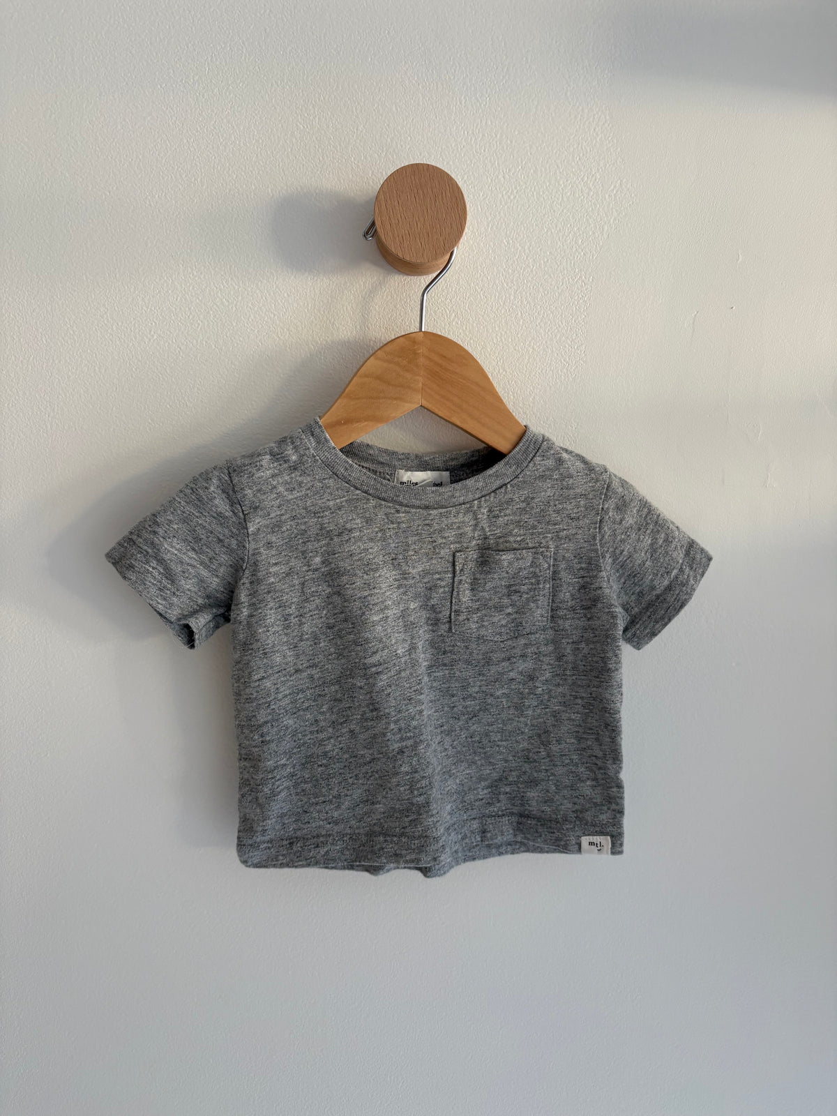 Miles the Label | Grey T-Shirt 6M
