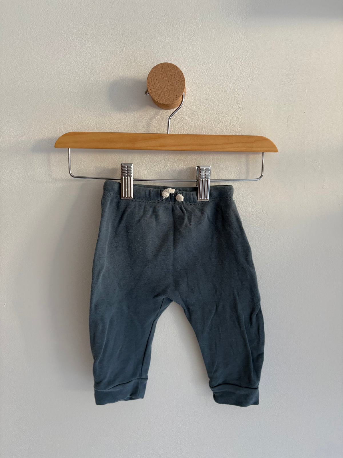 Quincy Mae Drawstring Pant | Blue 6-12M