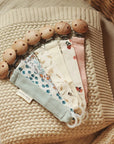 Pacifier Clip | Pink Corduroy