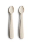 Silicone Feeding Spoons 2-Pack | Ivory