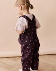 Blair Cord Overall | Cherry Love Plum Embroidery