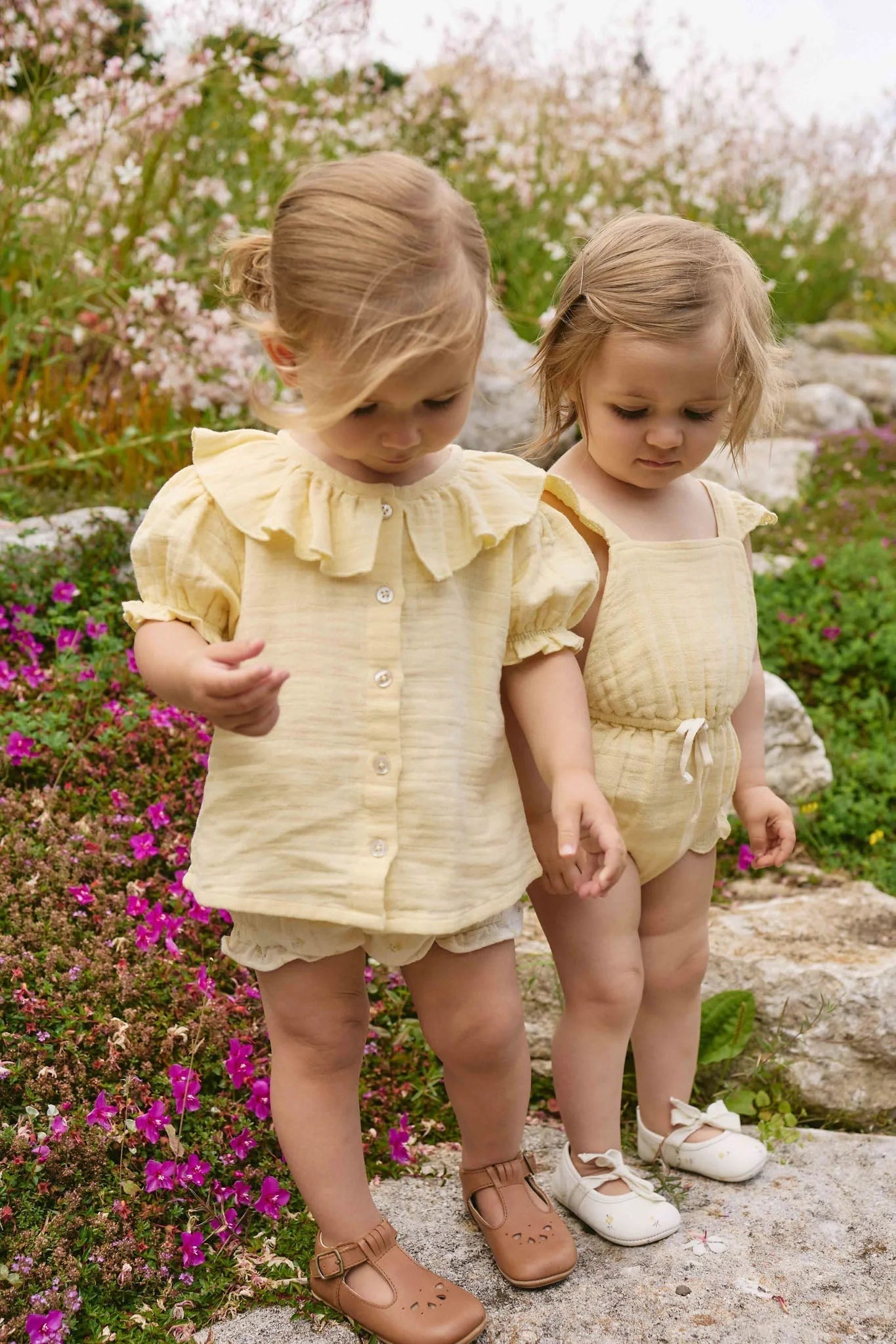 Organic Cotton Muslin Alora Top | Sunshine