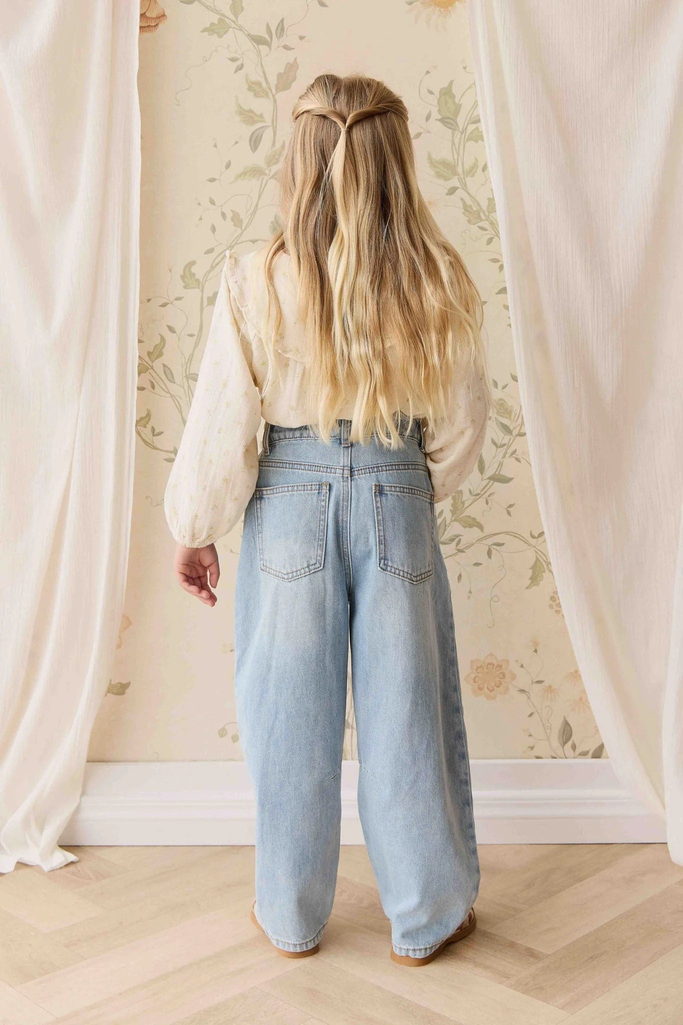 Organic Cotton Muslin Amira Blouse | Vintage Ditsy