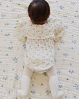 Organic Cotton Muslin Frannie Playsuit | Molly Blue