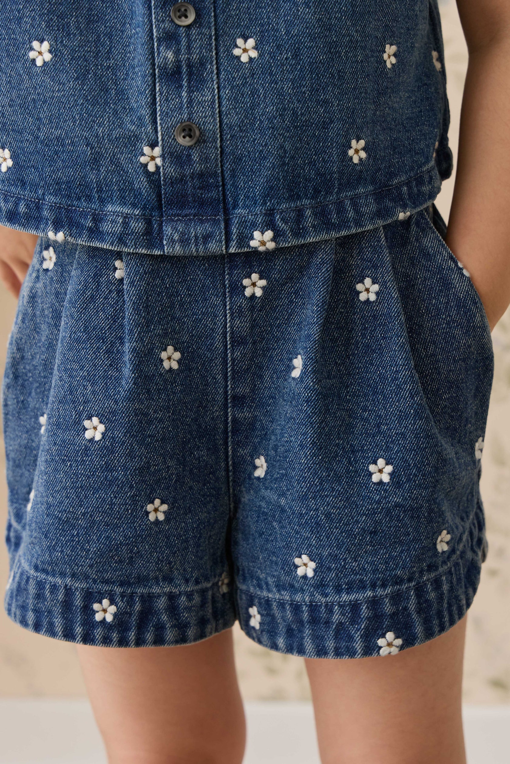 Jardine Short | Josie Floral Denim