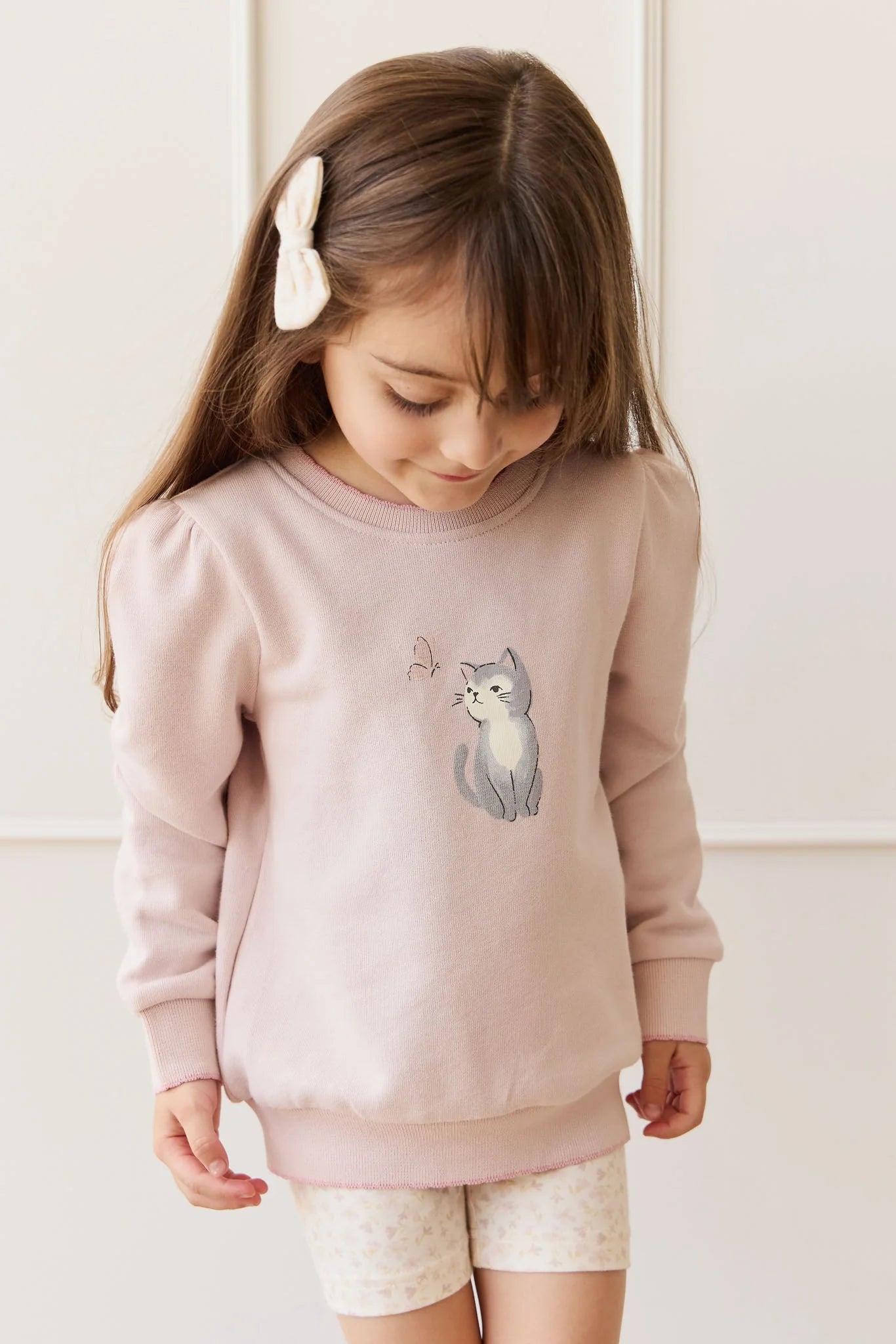 Organic Cotton Monroe Sweatshirt | Little Moon Soft Misty Rose