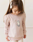 Organic Cotton Monroe Sweatshirt | Little Moon Soft Misty Rose