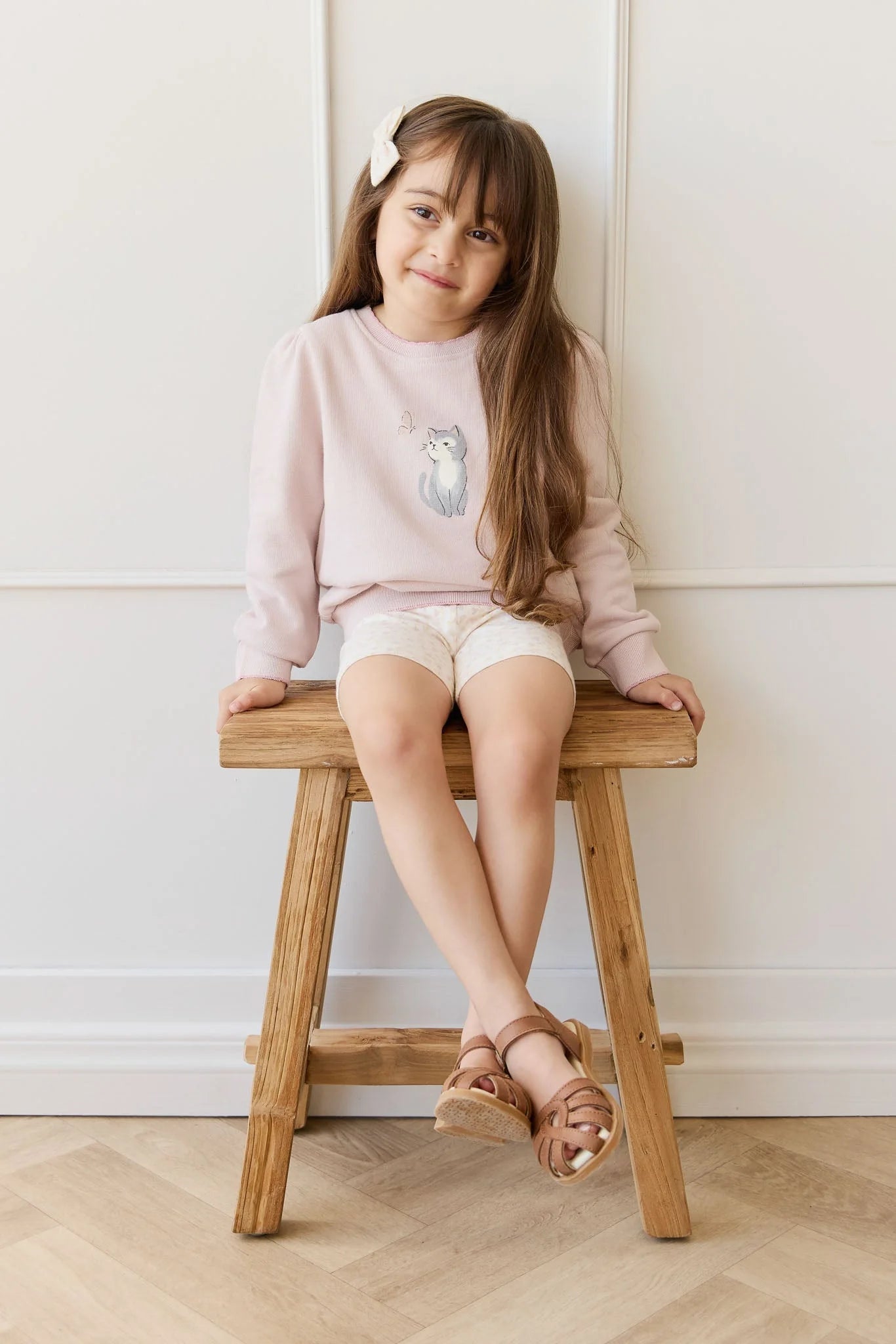 Organic Cotton Monroe Sweatshirt | Little Moon Soft Misty Rose