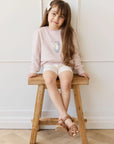 Organic Cotton Monroe Sweatshirt | Little Moon Soft Misty Rose
