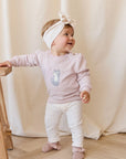 Organic Cotton Monroe Sweatshirt | Little Moon Soft Misty Rose