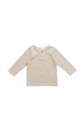 Pima Cotton Shae Top | Slim Stripe Brioche/Cloud