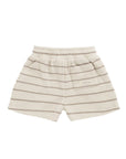 Organic Cotton Waffle Leith Short | General Stripe Cassava/Batch