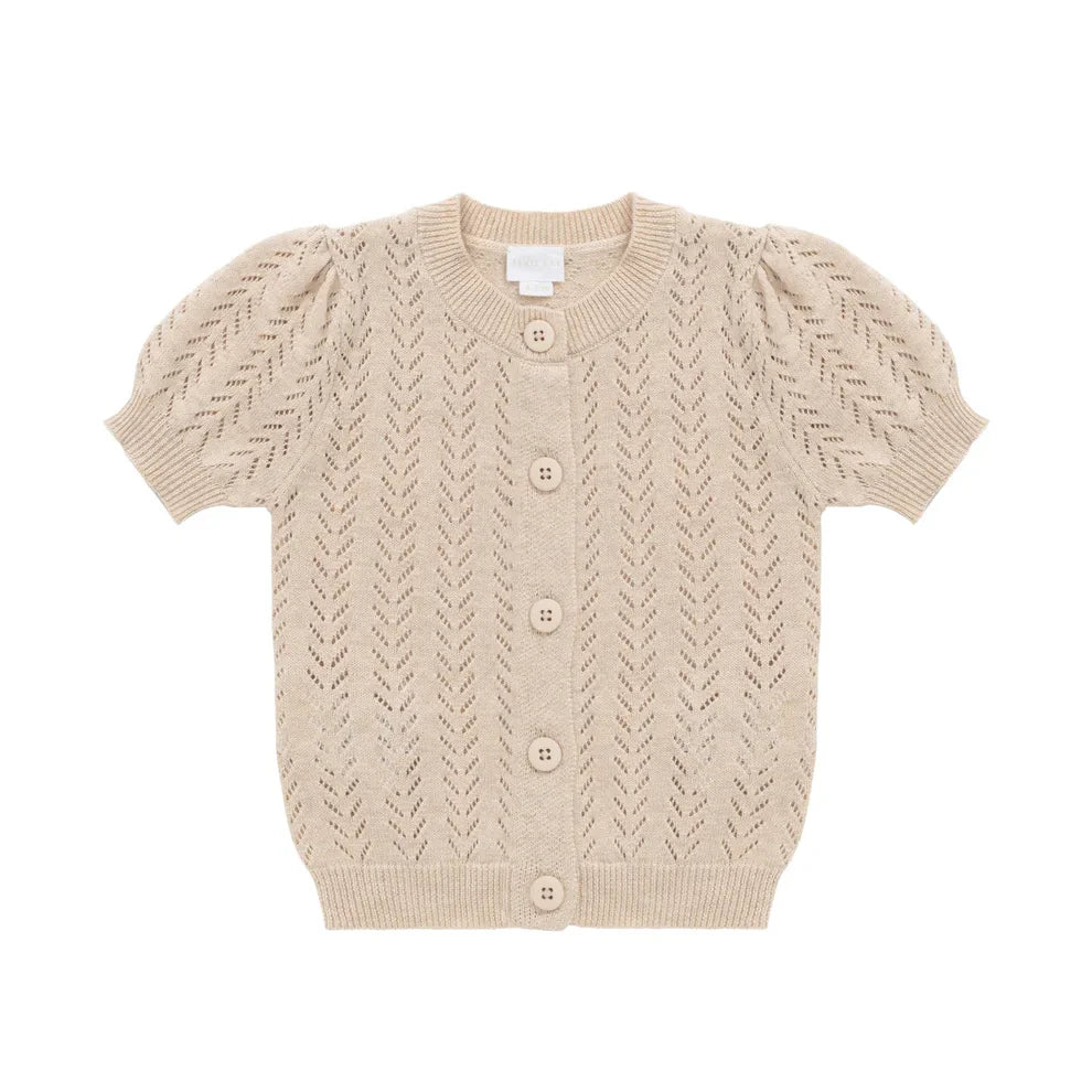 Jamie Kay Aria Knitted Top | Oatmeal Marle