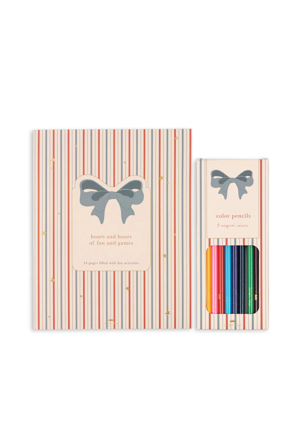 Activity Book with Color Pencils