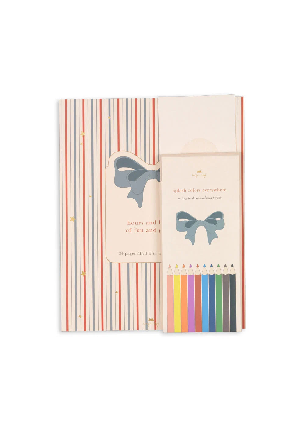 Activity Book with Color Pencils