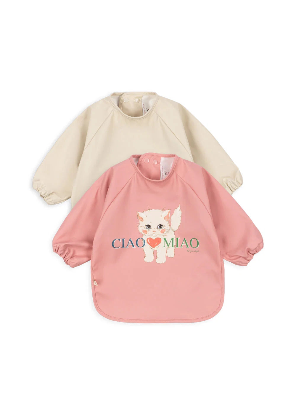 2 Pack Dinner Bib with Sleeves | Ciao Miao