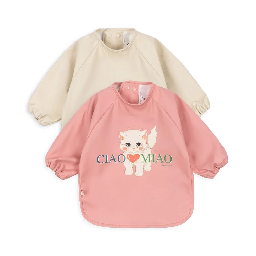 2 Pack Dinner Bib with Sleeves | Ciao Miao
