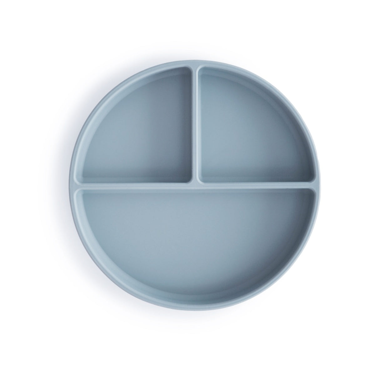 Mushie Silicone Suction Plate | Powder Blue