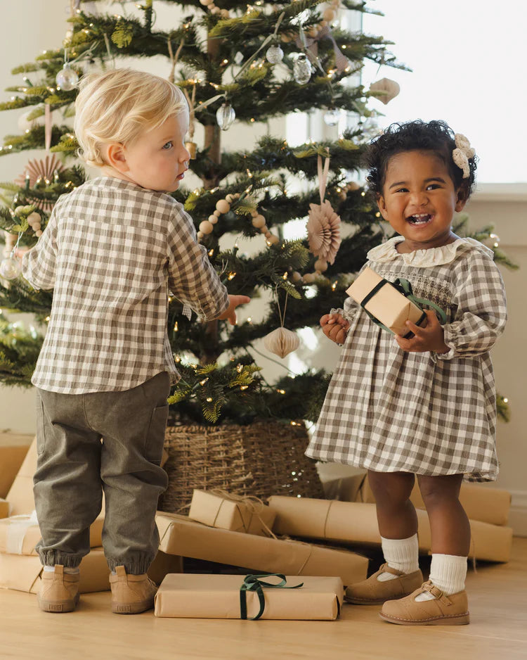 Callie Dress | Forest Check