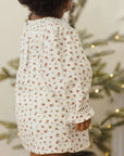 V Smocked Dress | Winter Ditsy