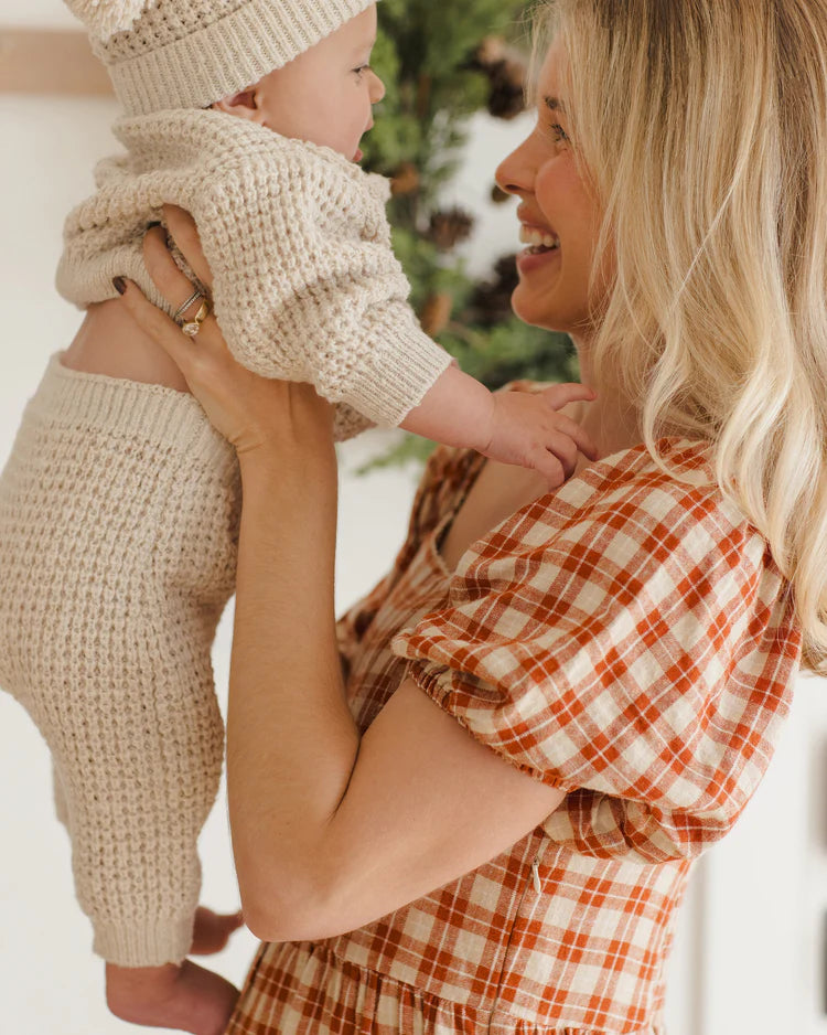 Chunky Knit Pant | Natural