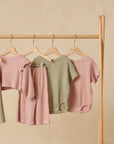 Ruffle Cozy Set | Rose
